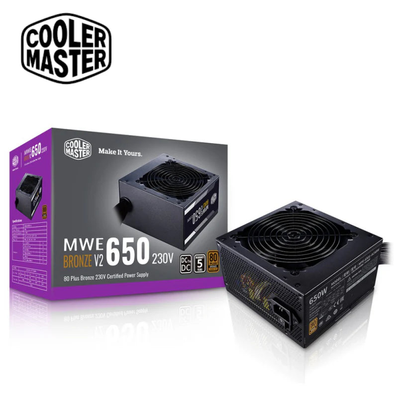 Cooler Master MWE 650W V2 Bronze PSU Cooler Master MWE 650W V2 Bronze PSU